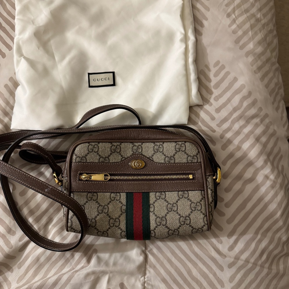 Authentic Gucci Ophidia mini crossbody handbag